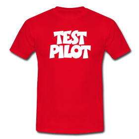 T-Shirts für Testpiloten