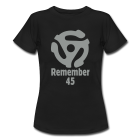 Remember 45 rpm Record Adaptor T-Shirt
