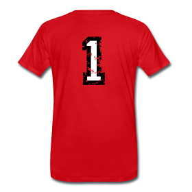 Nummer 1 T-Shirt mit der Zahl Eins