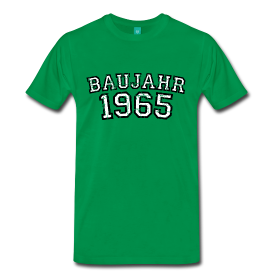 Baujahr 1965 Geburtstags T-Shirts