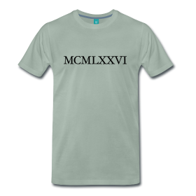 MCMLXXVI Jahrgang 1976 Geburtstag T-Shirt Römisch